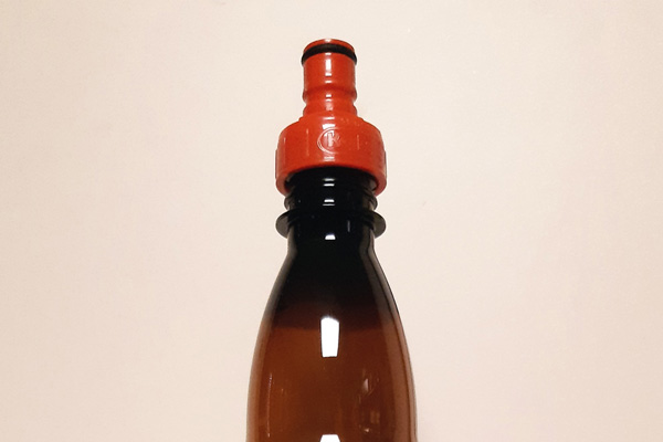 Тапа за пълнене на ПВЦ бутилки под налягане от кег