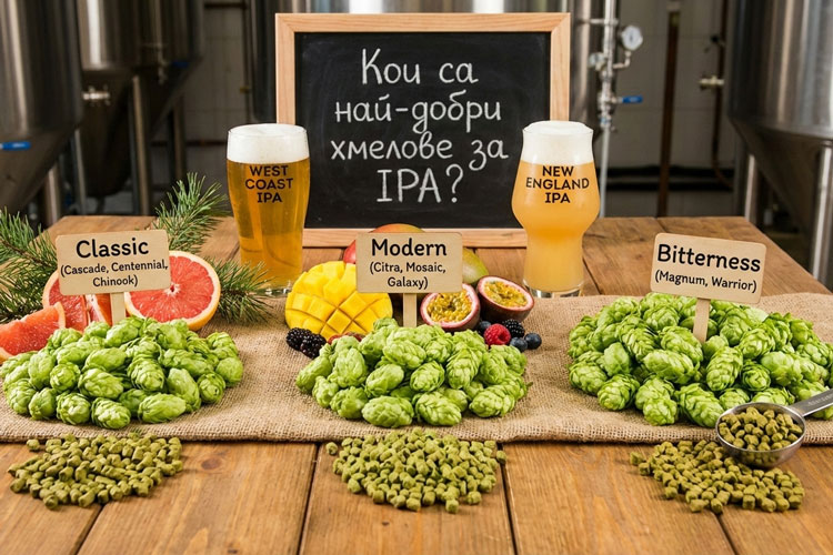 хмелове за IPA